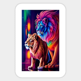 Lion Sticker